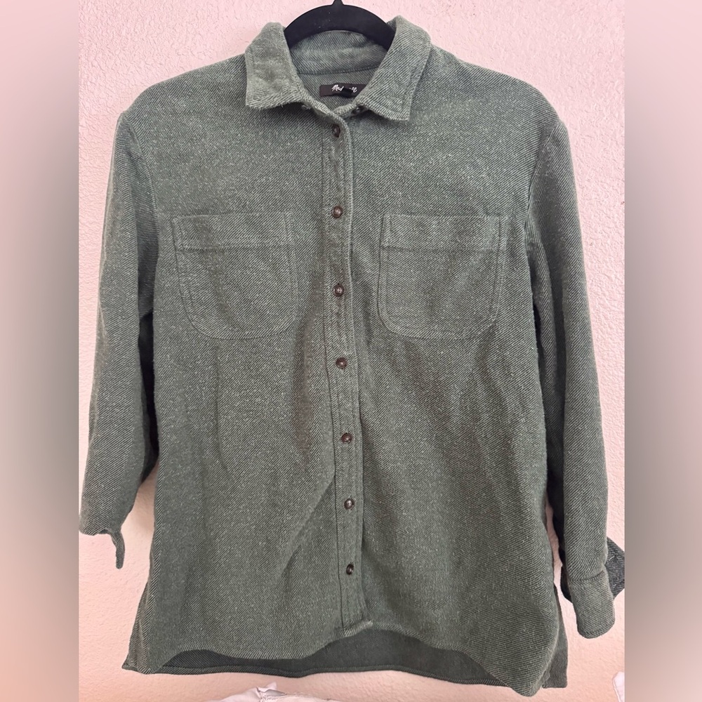 Madewell Long sleeve Heather flannel